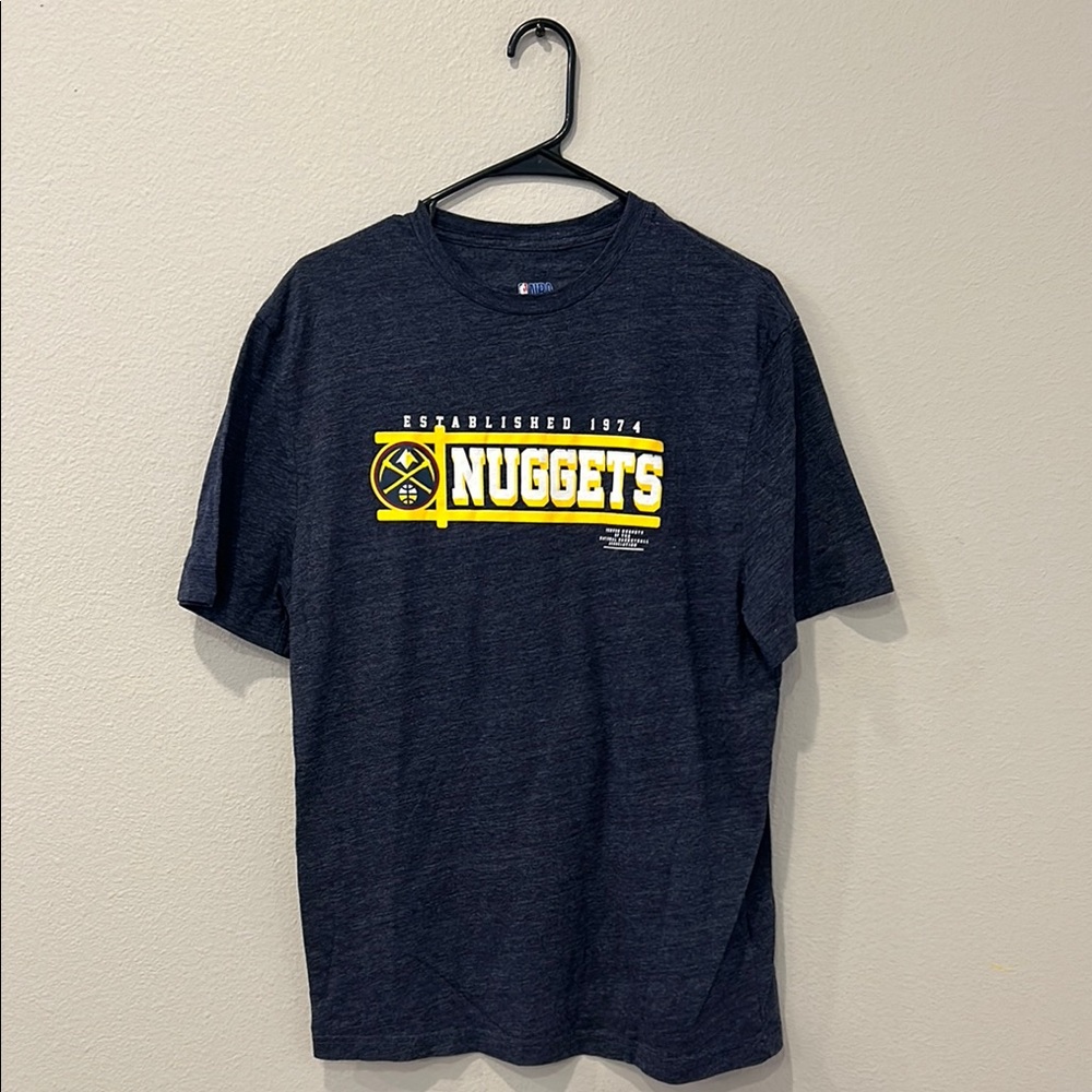 NBA Nuggets Navy Blue T-Shirt